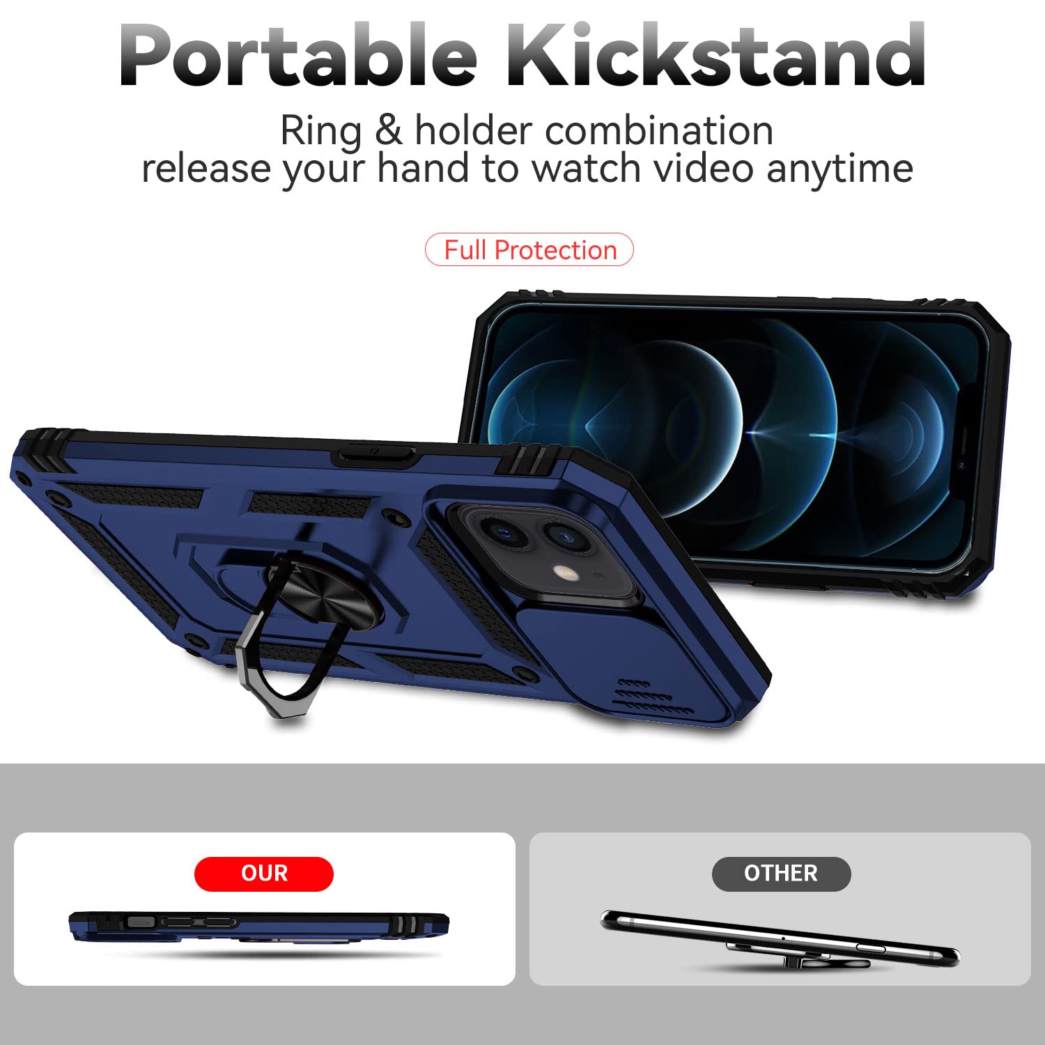 Amazon.co.jp: iPhone 12 / iPhone 12 Pro用ケース カメラレンズカバー 