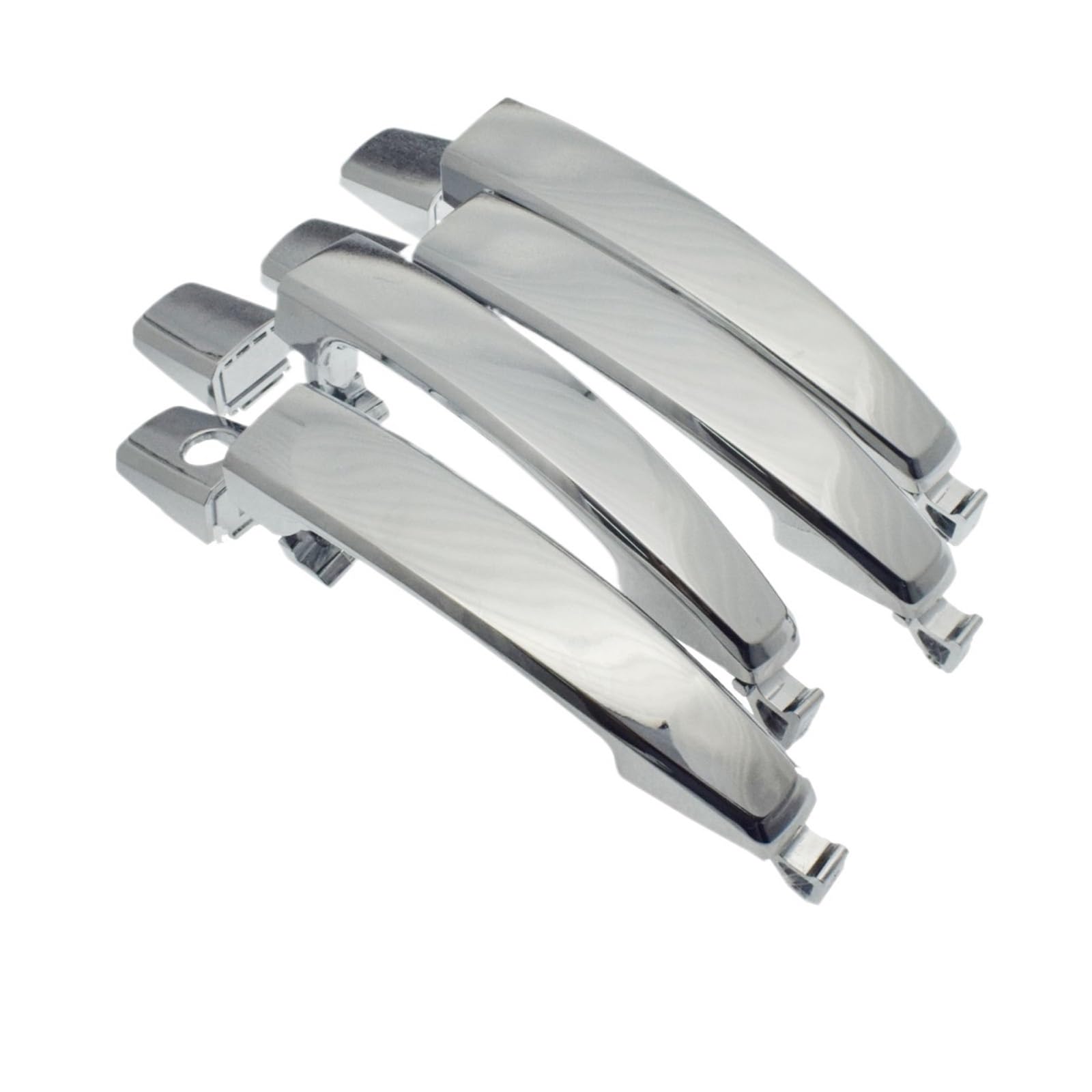 Vdifsvb Set 4 Piece 1 Keyhole For Chevy For Aveo For Captiva Outside Exterior Door Handles W/Keyhole F96468266,96468306,96468280,96468254 Side Exterior Door Handle(Set 4 Piece 1 Keyhole)
