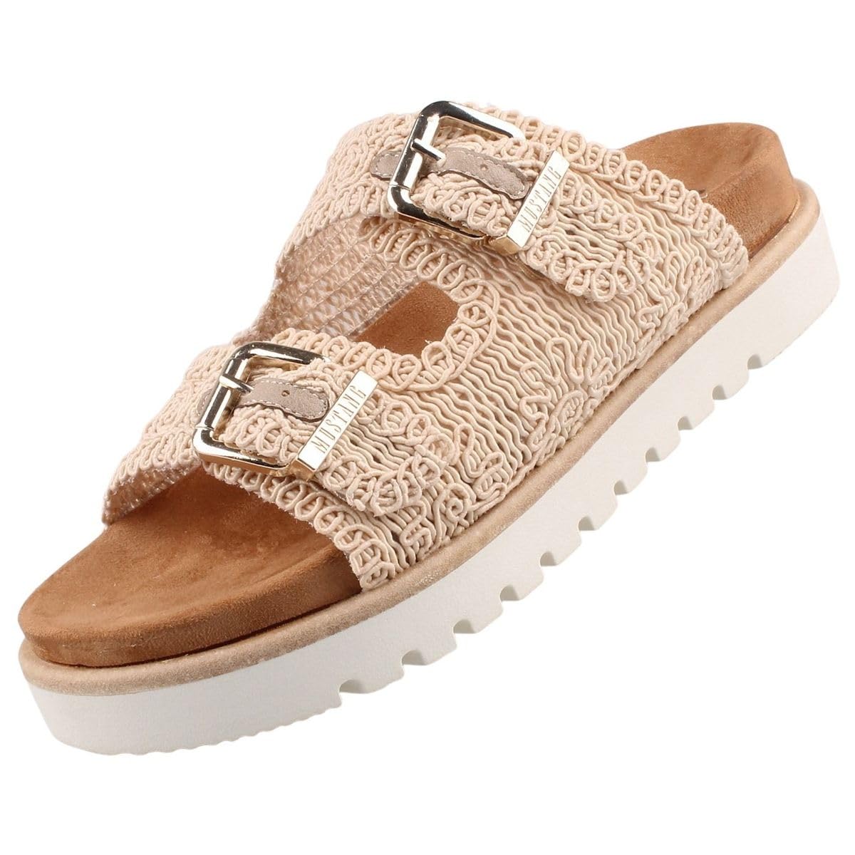 MUSTANG Women's 1461-713 Mules, Beige, 7 UK