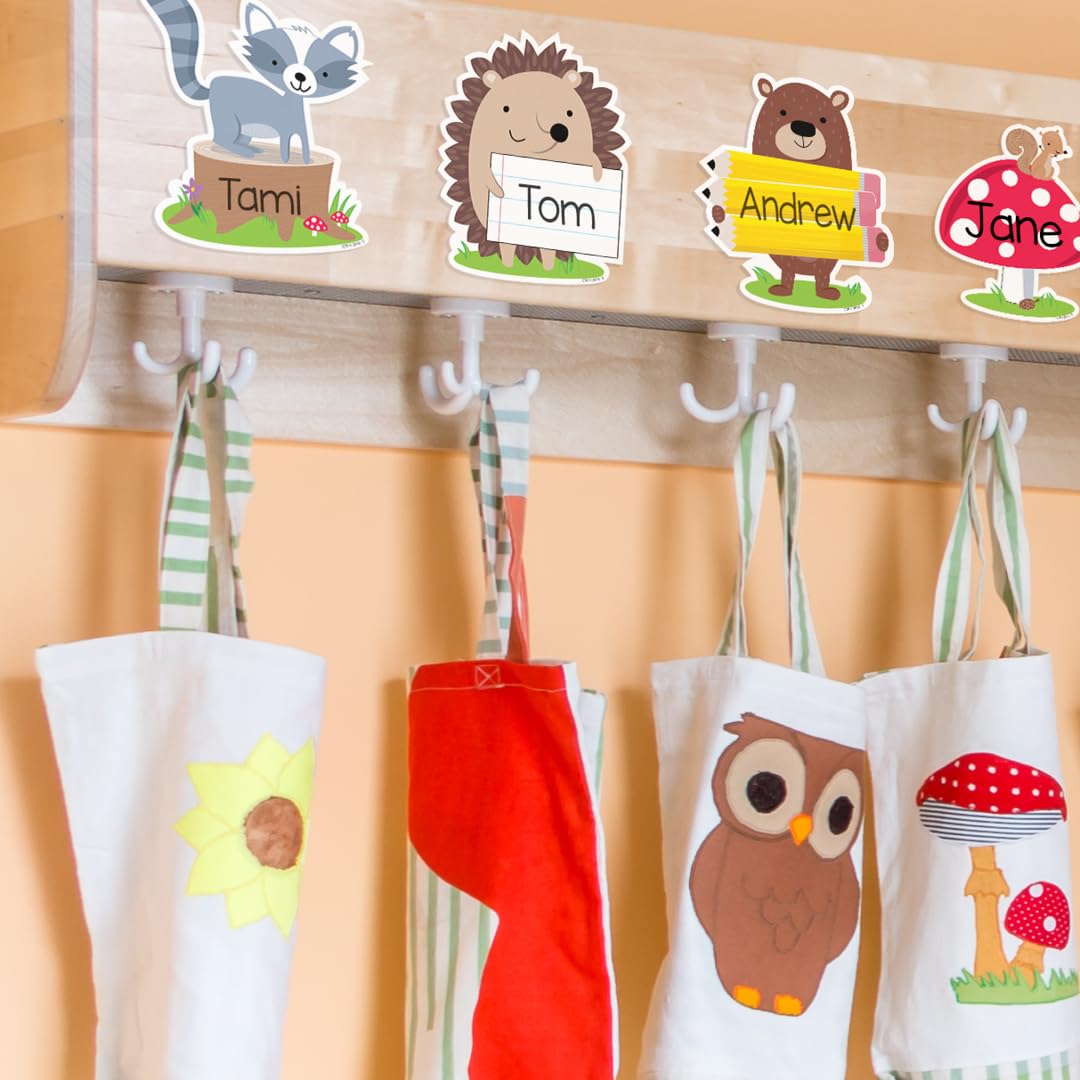 CTP Woodland Friends 15 cm designerskie wycięcia, dekoracja tablicy ogłoszeniowej, zestaw 36 sztuk, każdy 15 cm (Creative Teaching Press 6099)