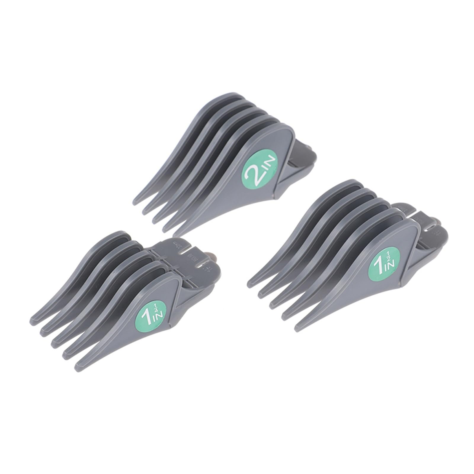 Haarschneider Schutz Haarschneider Schutz 51mm Schneidführung Kämme | Friseur Großer Grenzkam Elektrische Clippers Zubehör 3 Stück 32mm 38 Mm(Gray)