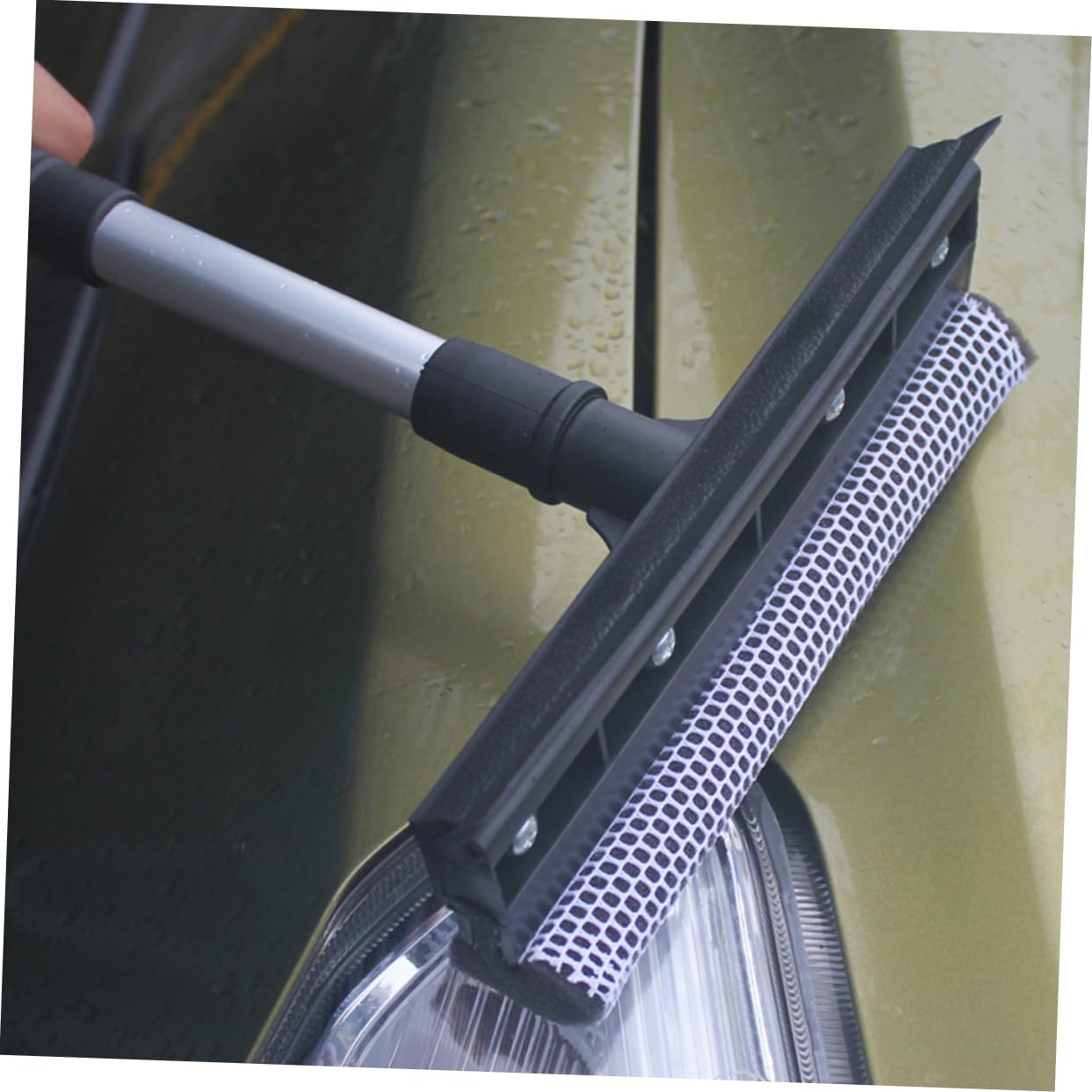Beaupretty 3piezas Limpiador De De Doble Cara Cepillo Práctico para Limpieza De Ventanas y Superficies para y Cocina Negro