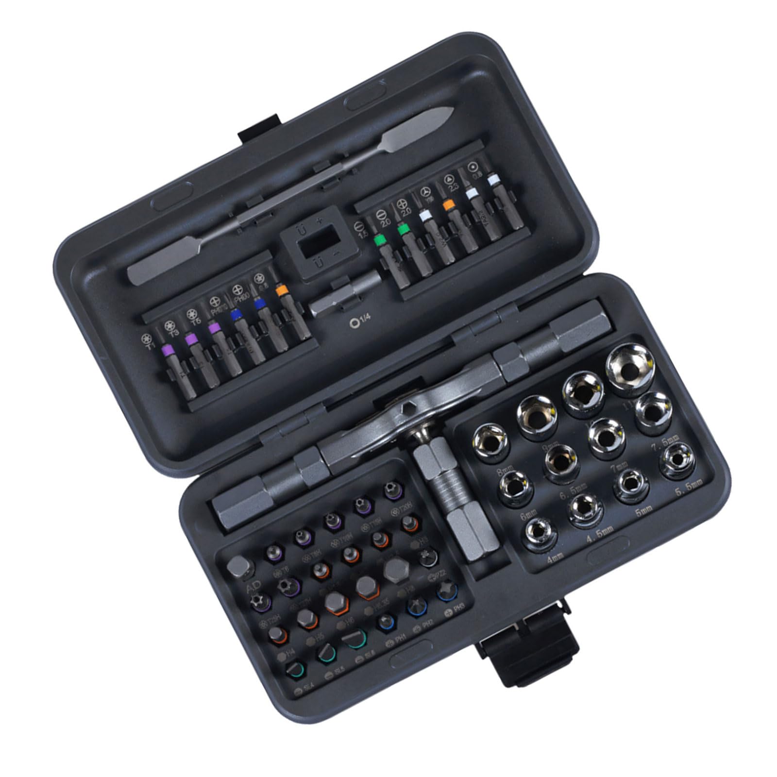 WEILWH 52 In 1 Magnetic Screwdriver Set With Components For Electronics Fixing And Household Enhancement Tasks