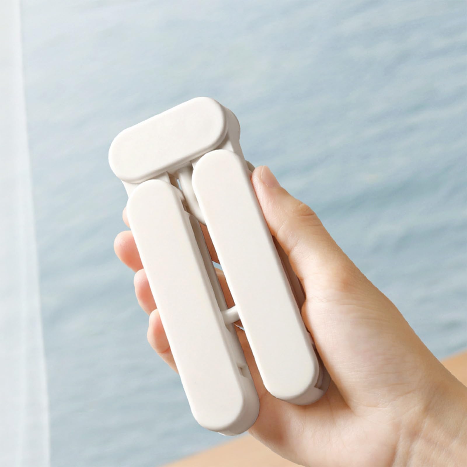 Percha de ropa portátil de viaje, compacta para ropa, plegable, ideal para viajes de negocios y vacaciones