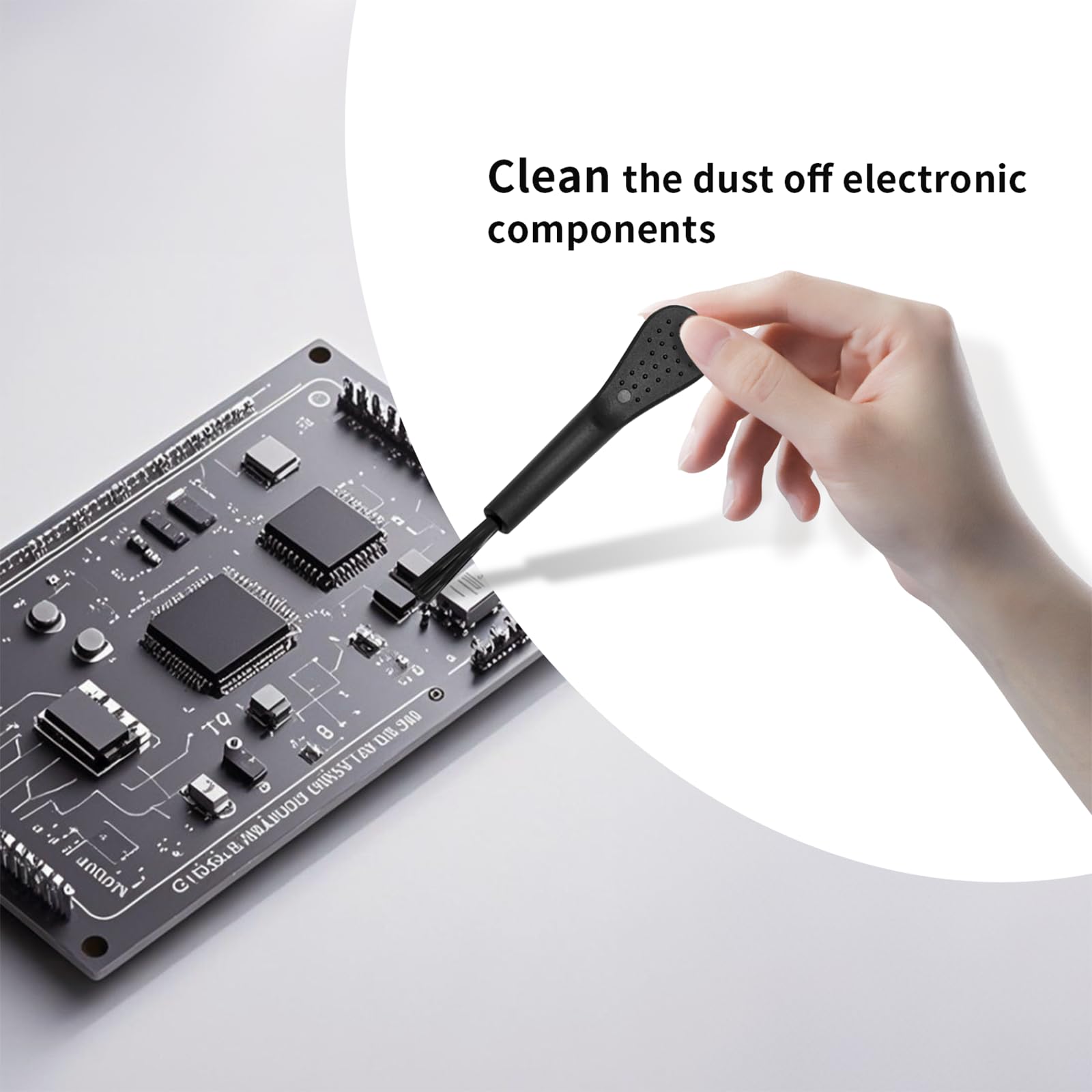 Paquete de 15 herramientas de limpieza de puerto de carga de teléfono, incluye 10 limpiadores antiobstrucción Whtie y 5 mini cepillos negros para iPhone 16 Pro Max, altavoz y receptor, AirPods