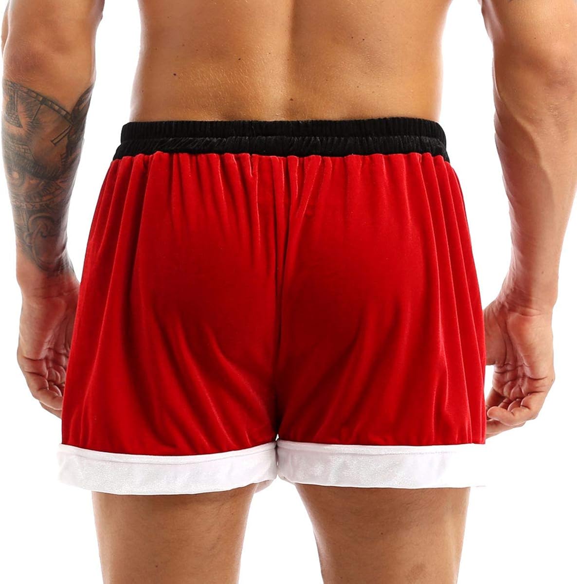 YiZYiF Men's Adult Christmas Holiday Santa Claus Fancy Costume Boxer Shorts Cosplay Underwear: Clothing, Shoes & Jewelry