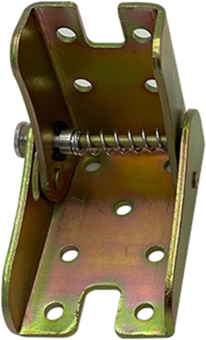90° Self-Locking Folding Hinge - Heavy Duty Steel For Sofa Beds, Tables & Cabinets (2/4 Pcs)(Gold)