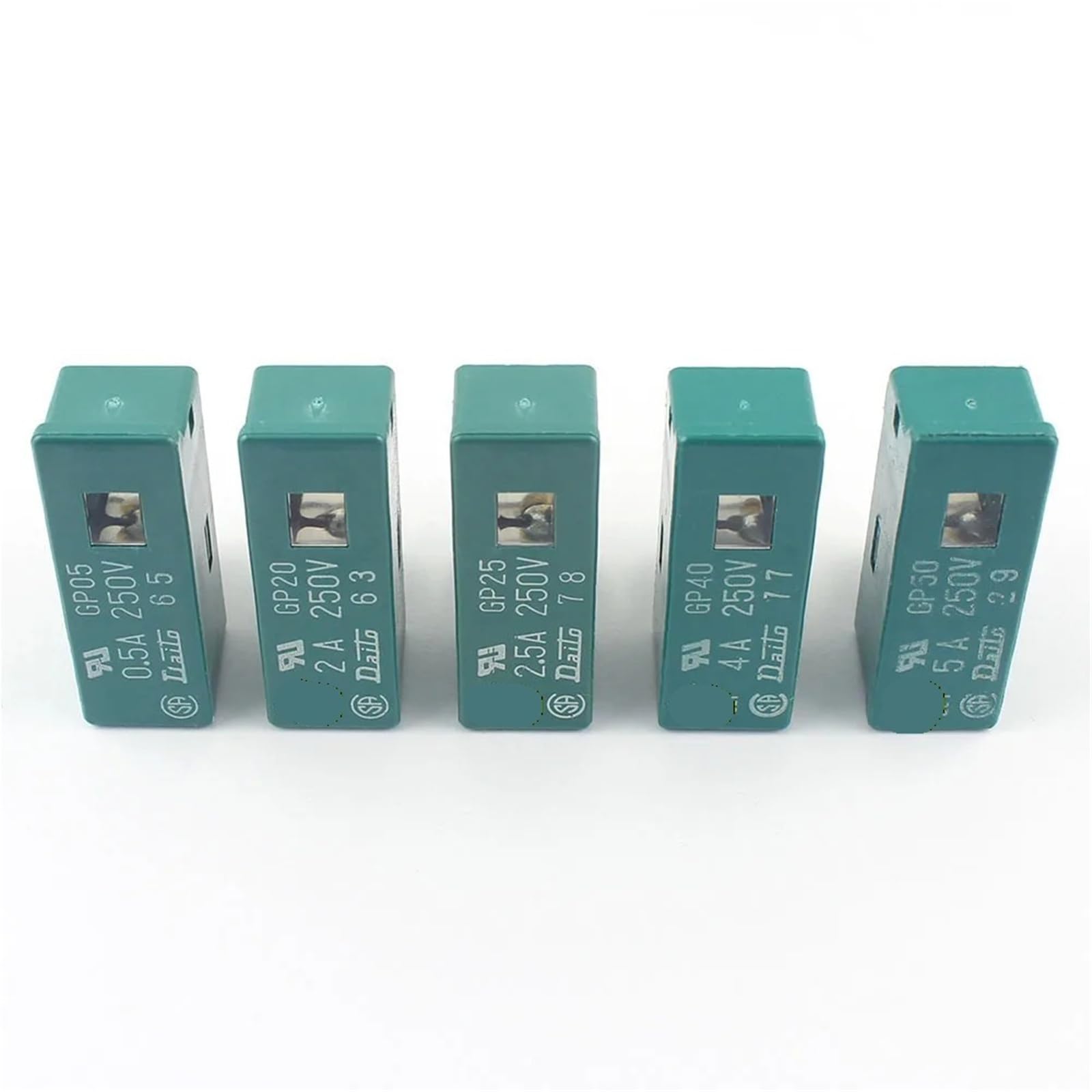 Fusible indicateur 250V GP10 1A pour protection de circuit - 4