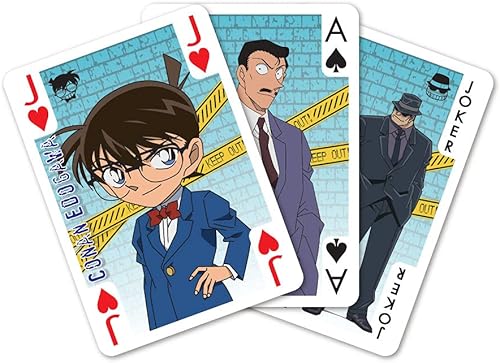 SAKAMI - Detective Conan - Estuche cerrado - 52 cartas de juego de cartas de póquer - Original y con licencia
