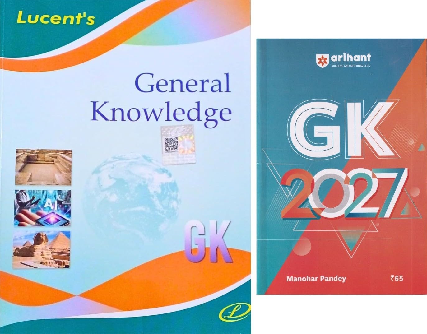 Lucent's General Knowledge And Arihant General Knowledge 2022 - Set Of 2 Books