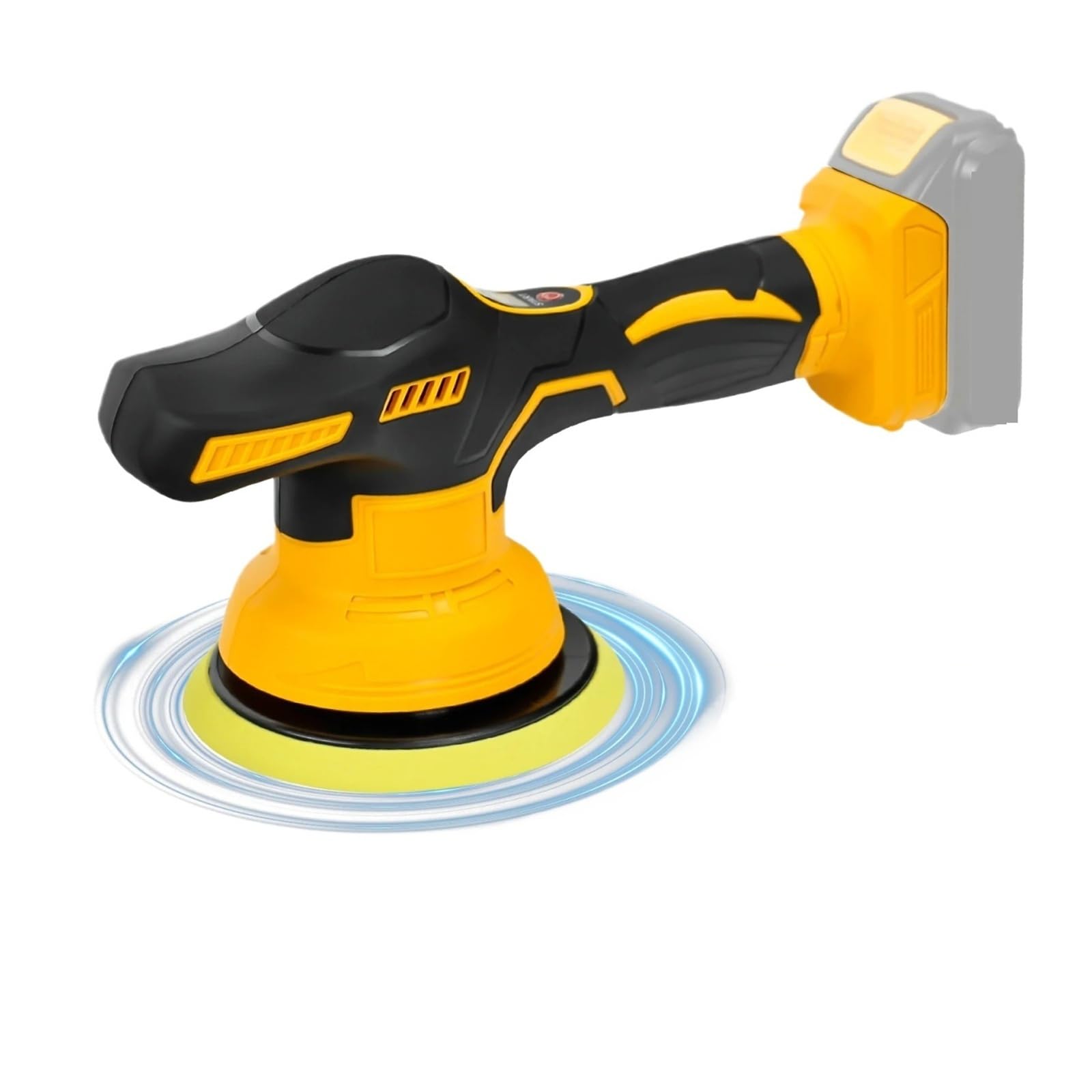 Lucidatrice orbitale portatile a 8 velocità variabili, 5000 giri/min (senza batteria), Basse vibrazioni