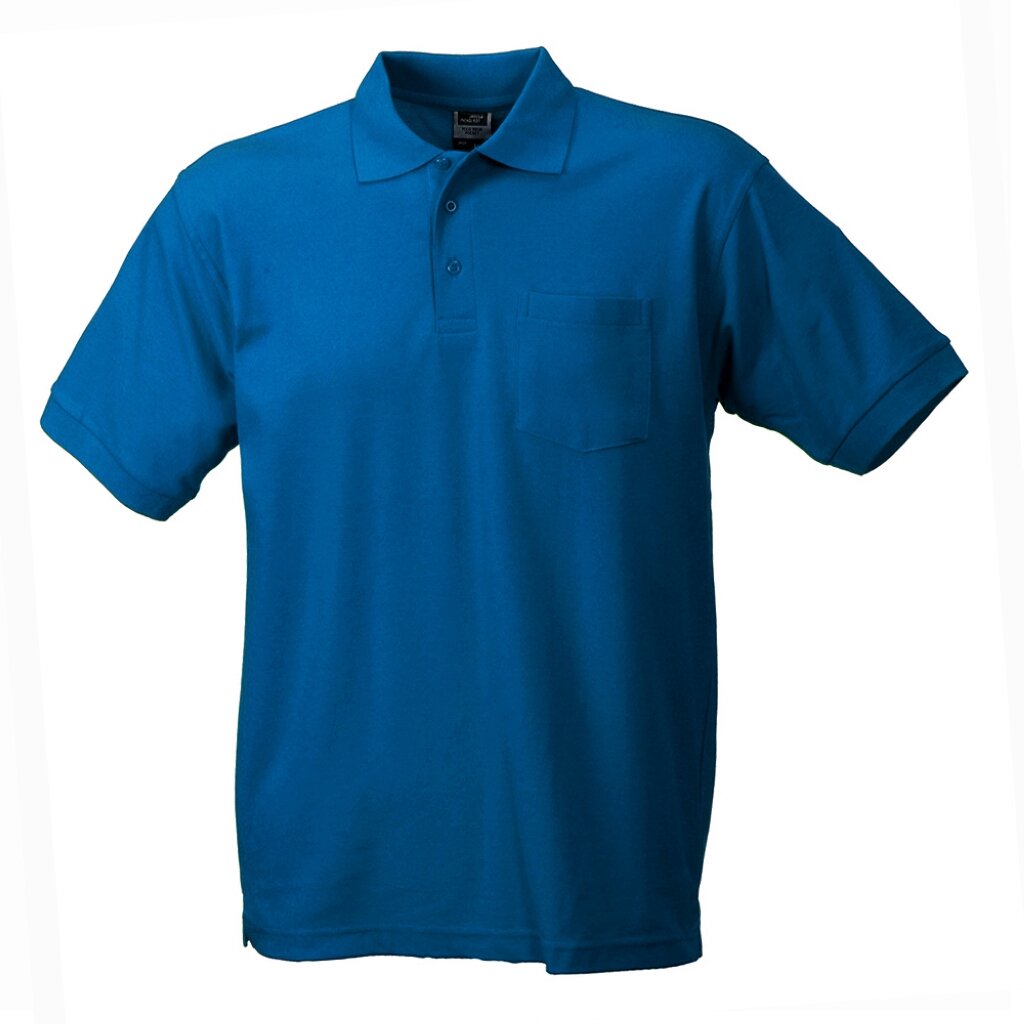 James & Nicholson Men's Royal Classic Piqué Polo Shirt With Breast Pocket (M, )