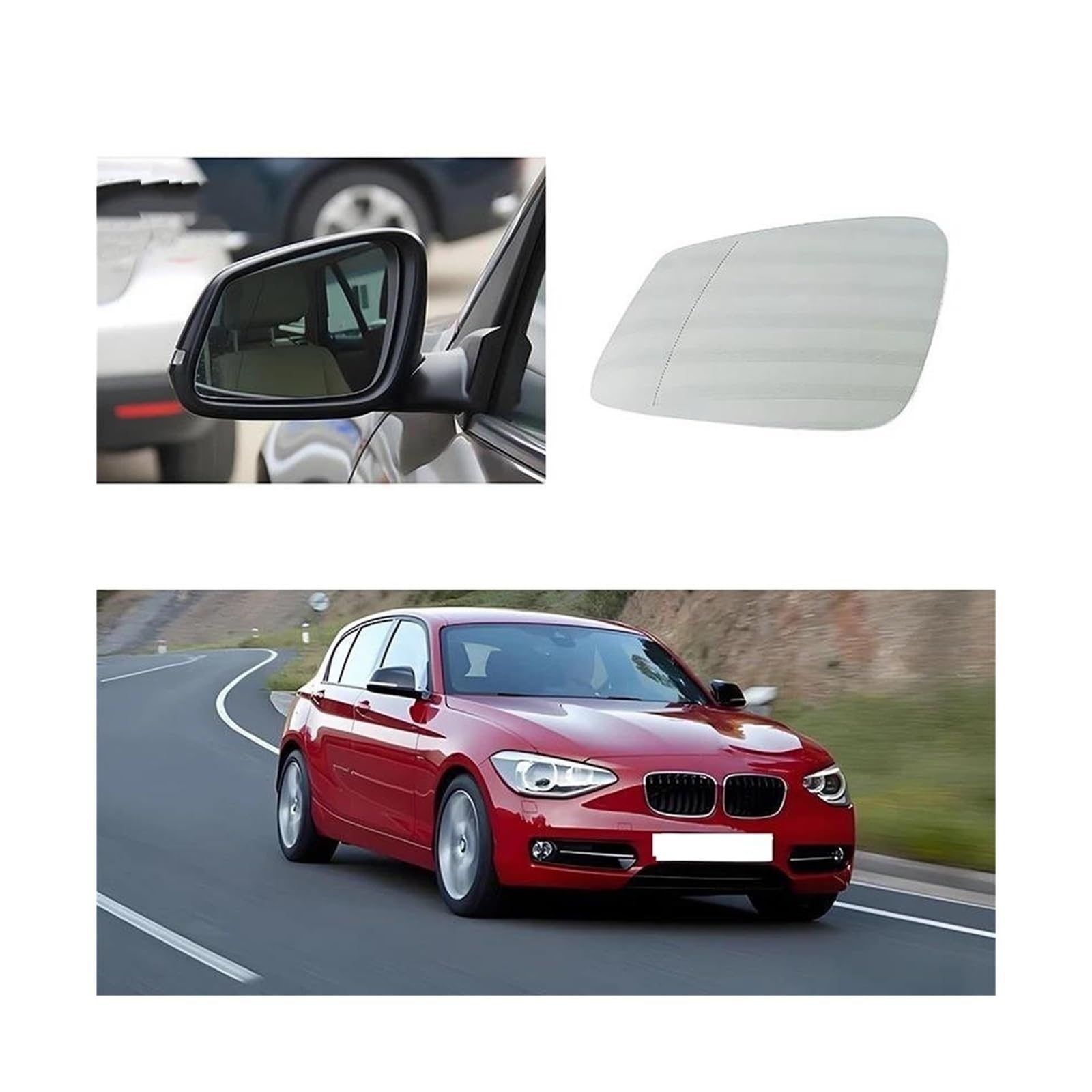 1 Pièce Pour F33 F45 F46 I3 F48 Verre Rétroviseur Chauffant Voiture