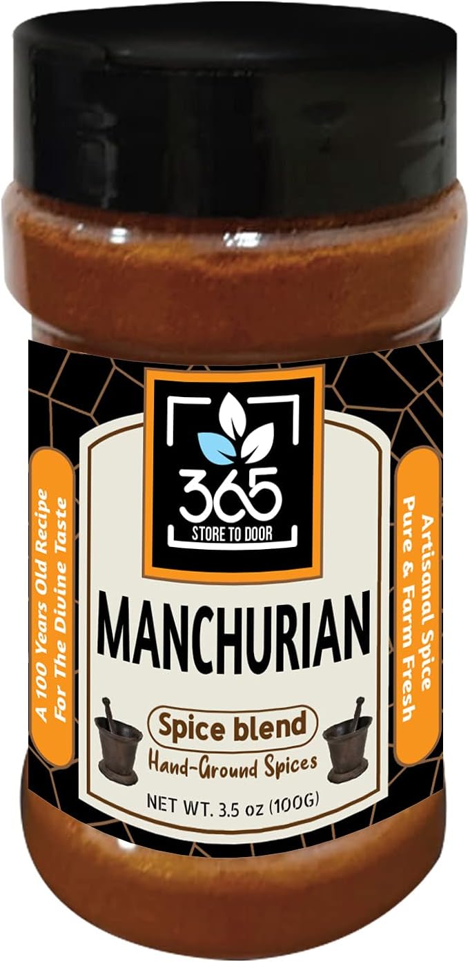 365 STORE TO DOOR Indian Spice - Manchurian Mix Masala, 200 gm. | Homemade Powdered | for Healthy Cooking | Ready to use | All Seasonings Spices | Pure & Hygiene | Spice Mix – Pack of 1