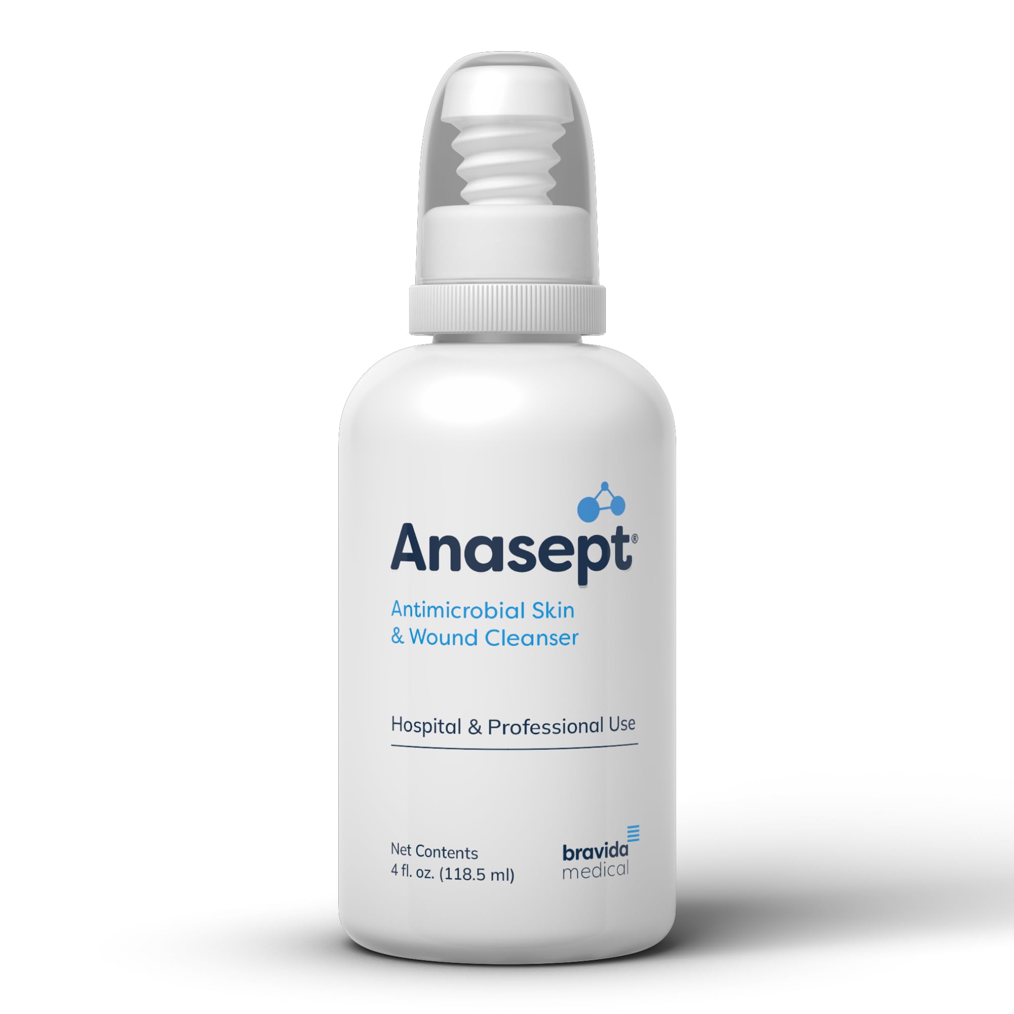 Anasept-Antimicrobial Skin and Wound Cleanser, 4 oz Bottle with Finger Pump Sprayer