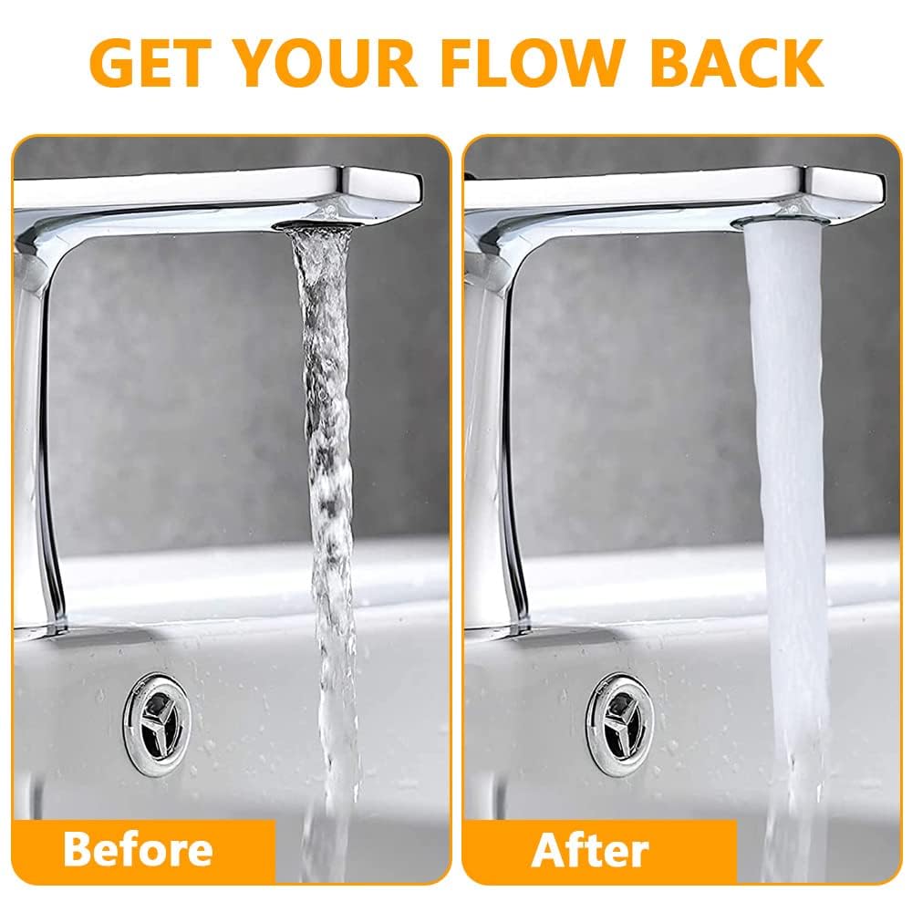 BouGPeng 16 Piezas Aireador Grifo M24 M22 M18 M16 Macho Boquilla Fregadero 24mm 22mm 18mm 16mm Aireadores con Llave Filtro Economizador de Agua para Grifo de Lavabo de Cocina y Baño