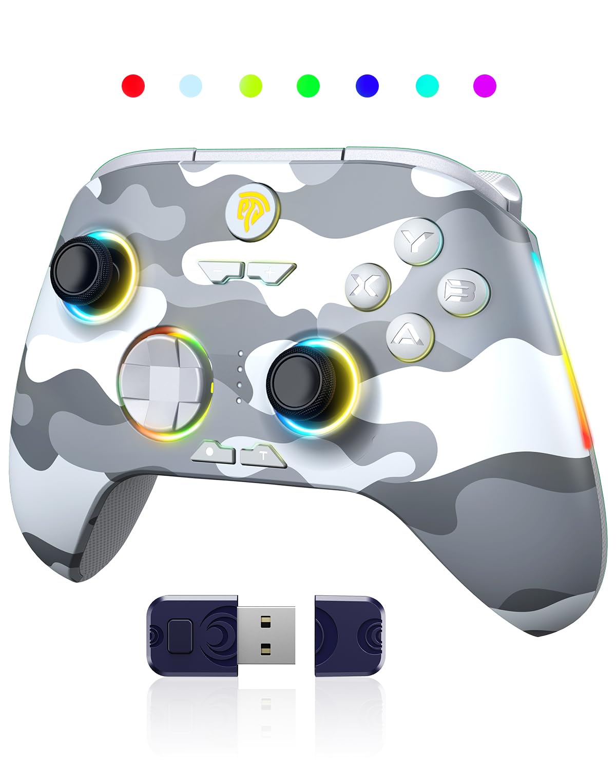 EasySMX X15 Wireless PC Controller with Hall Triggers, Hall Joysticks, Enhanced Bluetooth Game Controller,No Drift No Deadzone effect, Compatible with Windows PC, Android, Steam and Switch — view 17