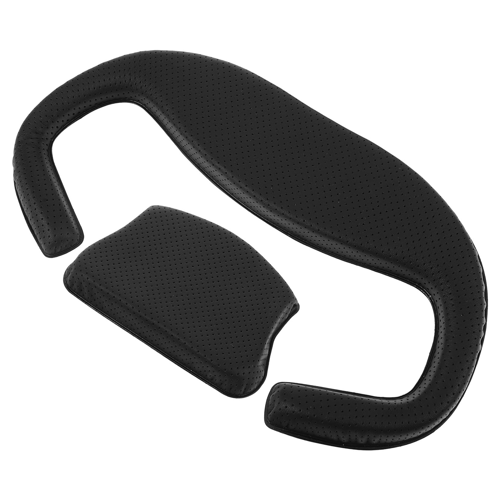FRCOLOR VR Glasses Face Pad Set Compatible with Pimax Crystal Ergonomic PU Sponge Cushion Light Blocking Sweat Absorption