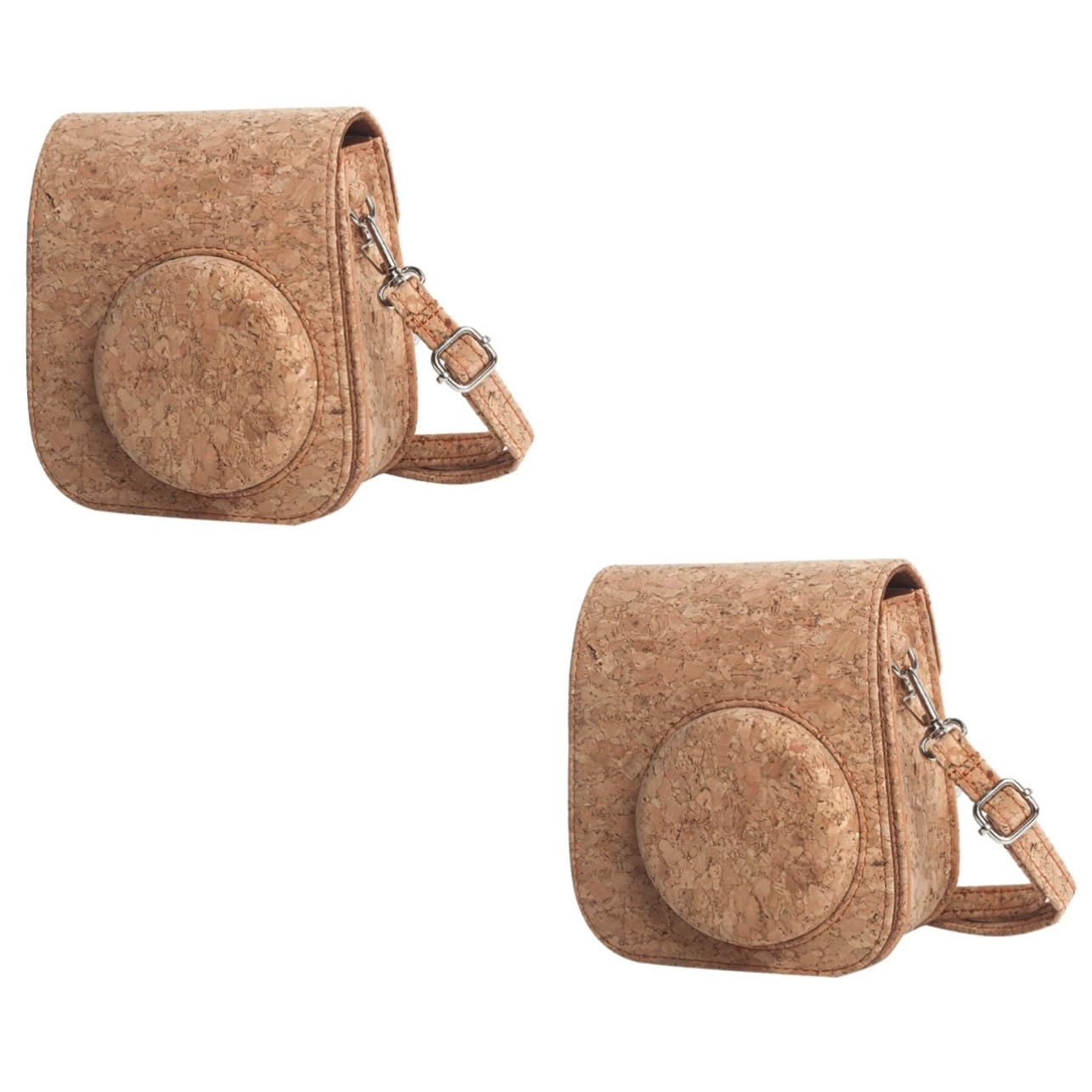 UKCOCO 2 Pezzi Tracolla Regolabile Custodia Per Fotocamera Istantanea Piccola Borsa Per Fotocamera Per 11 Pu Pelle Pile