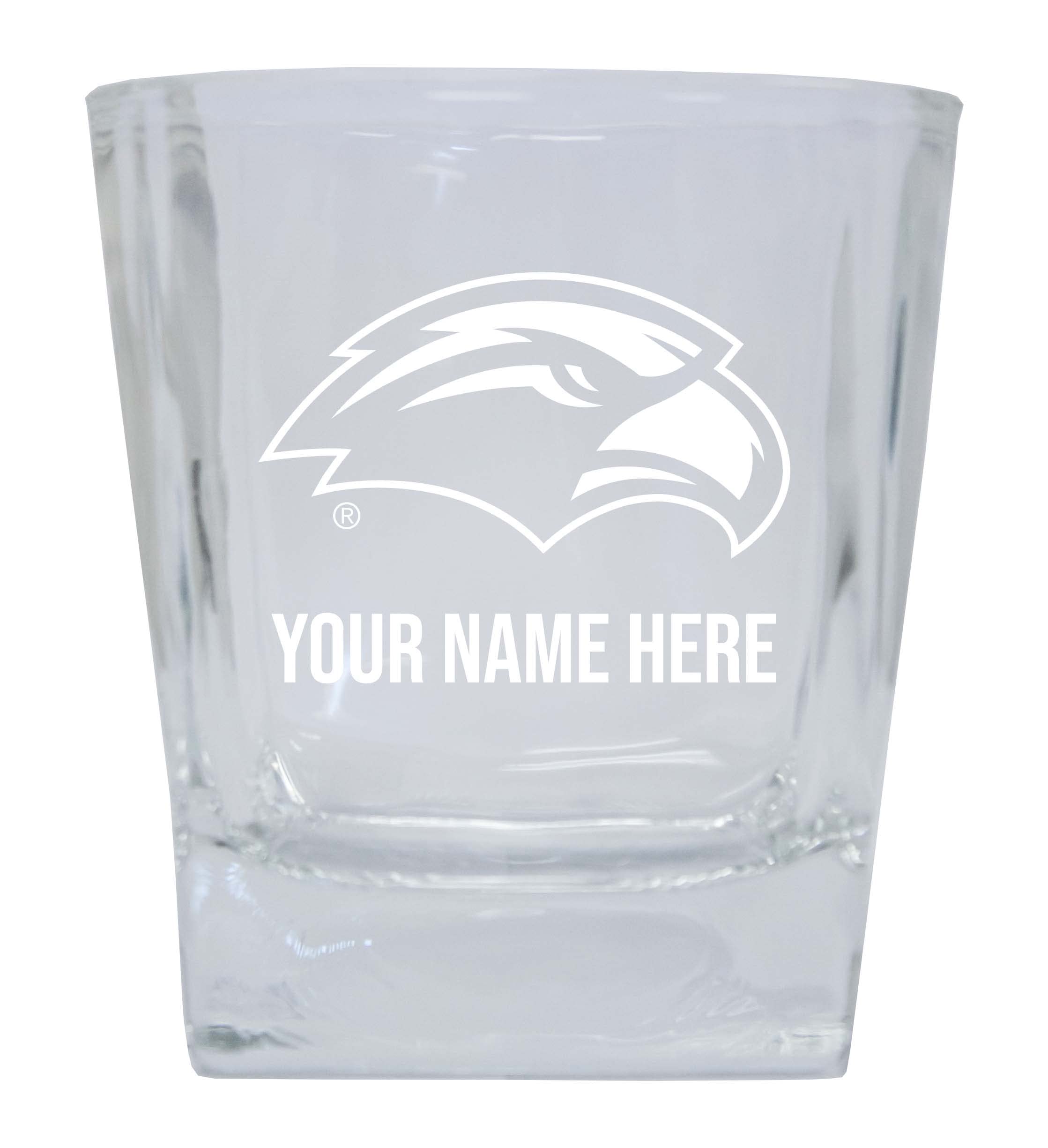 Southern Mississippi Golden Eagles Custom College Etched Alumni 5oz Shooter Glass Tumbler Officially Licensed Collegiate Product