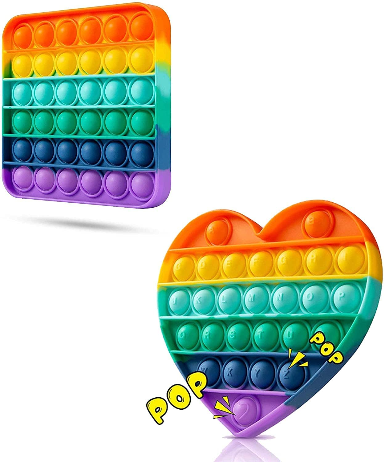 Buy Pop it Set of 2, Pop it Fidget Toys, pop it Toy, pop it Toys, pop