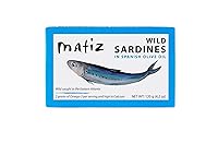 Vista 1 de Matiz Gallego sardinas en aceite de oliva, 4.2 oz por unidad