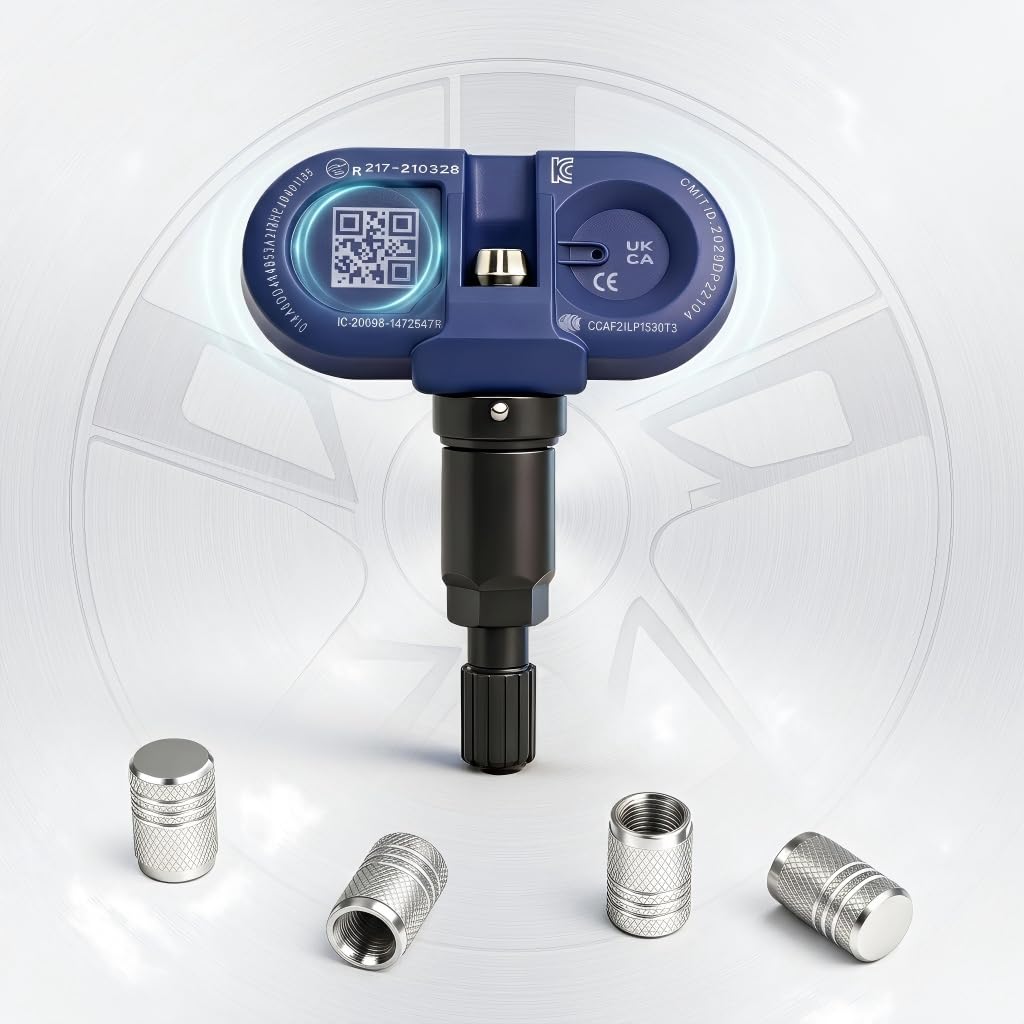 Tesla TPMS Sensor - Wireless Tire Pressure Monitoring System - Compatible with Tesla Models 3/Y/X/S Accessories, OEM 149070101b/103460200a, for Automatically Connect