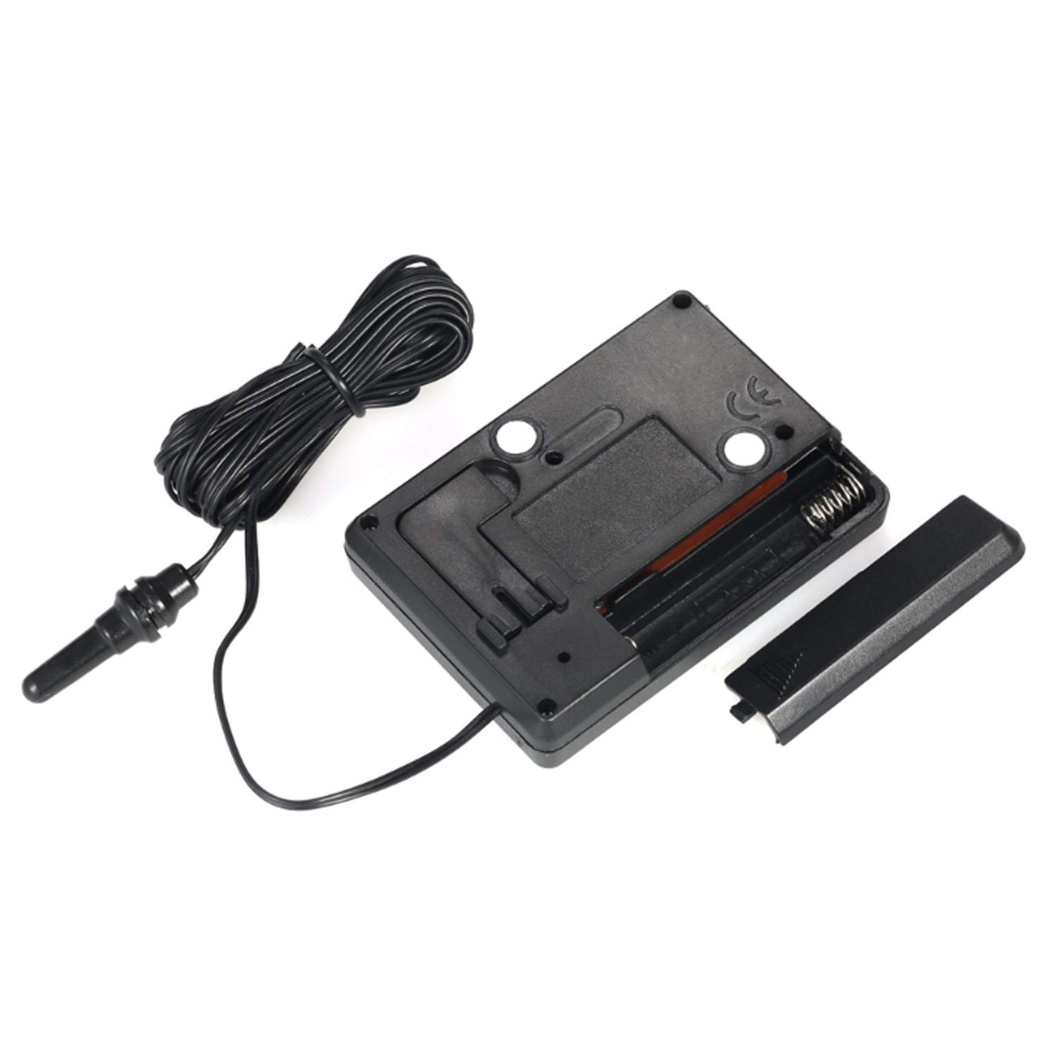 Termómetro TM803 Termómetro for refrigerador/congelador Termómetro digital LCD grande con alarma -50 a 70 ℃ Ventana de pared magnética Congelador Termómetro de superficie