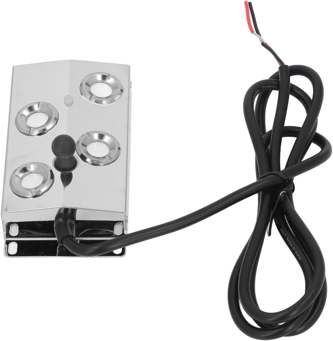 Ultrasonic Fogger 4 Heads, 4.5L H IP67 Water Proof Pond Fogger, 1.7MHz Electronic Oscillation Ultrasonic Mist Maker Humidifier, for Pond, Greenhouse, Rockery