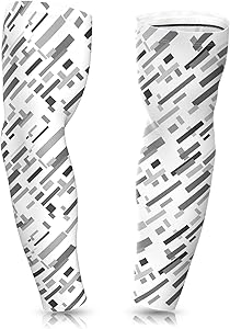 janhensy Arm Sleeve Gaming Esport Basketball: Arm Warmers Arm Sleeve Anti Sweat Arm Warmers Superlight Tattoo White Black …