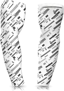 janhensy Arm Sleeve Gaming Esport Basketball: Arm Warmers Arm Sleeve Anti Sweat Arm Warmers Superlight Tattoo White Black …
