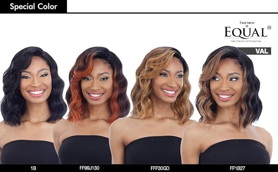 Freetress Braids Equal Synthetic 5 Inch Lace Part Wig - VAL (1 Jet Black)