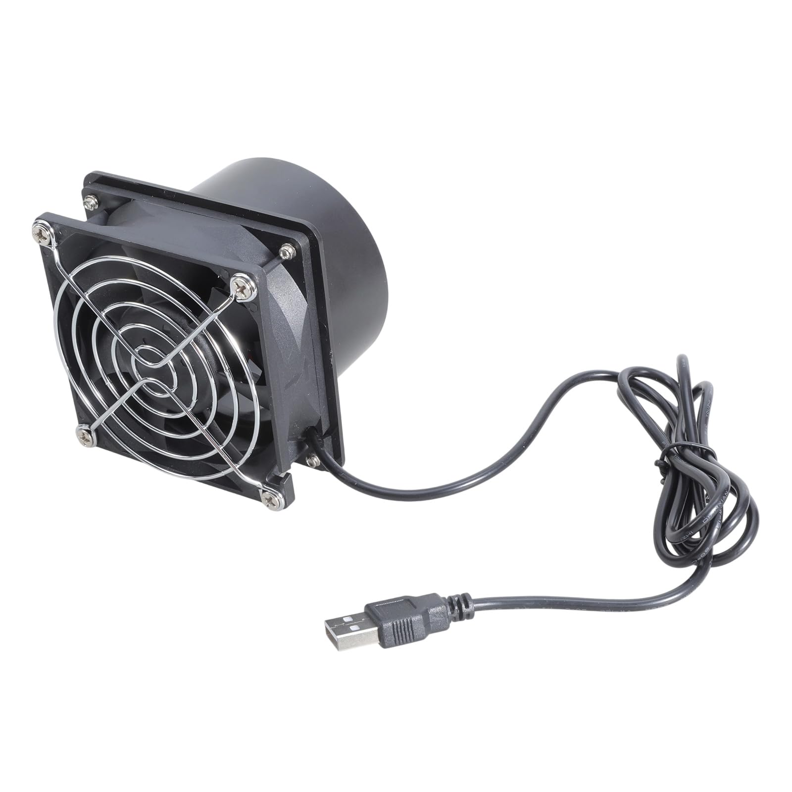 USB Powered Round Exhaust Fan Air Blower for Efficient Ventilation in 3D Printer Enclosures and Pet Houses