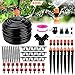 Produktbild Emooqi Tropfbewässerung Bewässerung Kit, 40M Bewässerungsrohre Garten Bewässerungssystem DIY Micro Automatische Gewächshaus Sprinkler Tröpfchenbewässerung Gartenbewässerung für Terrasse Pflanzen
