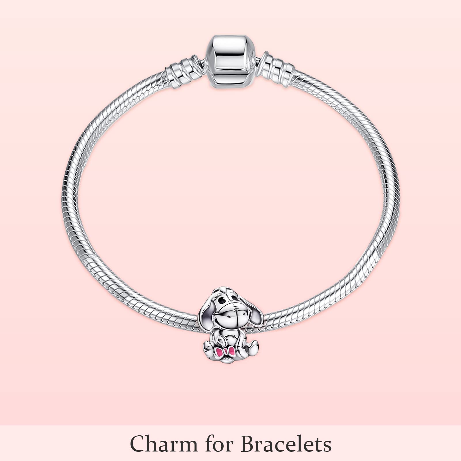 MITSOKU Charm Personaggio e Animale Argento 925 Perline Pendenti per Bracciali e Collane Gioielli Regali per Donne