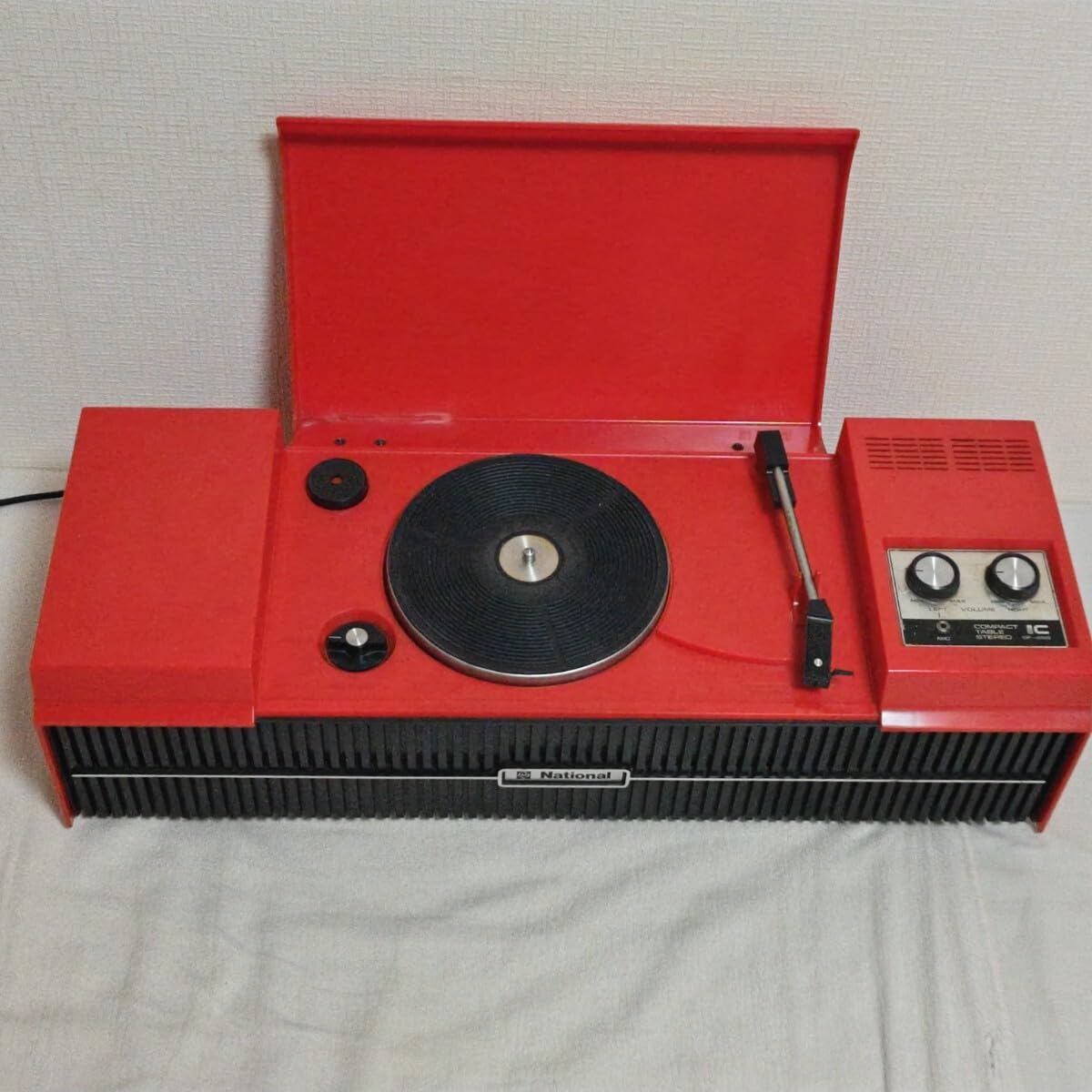 ポータブルレコードプレーヤー 昭和レトロ SF-340 現状品 NATIONAL 