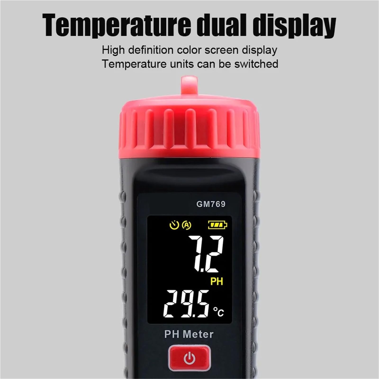 Misuratore di PH Portatile a Penna for Uso Domestico, for la qualità Acqua dei Pesci, for Uso agricolo, Industriale, for Il drenaggio, rilevatore di PH