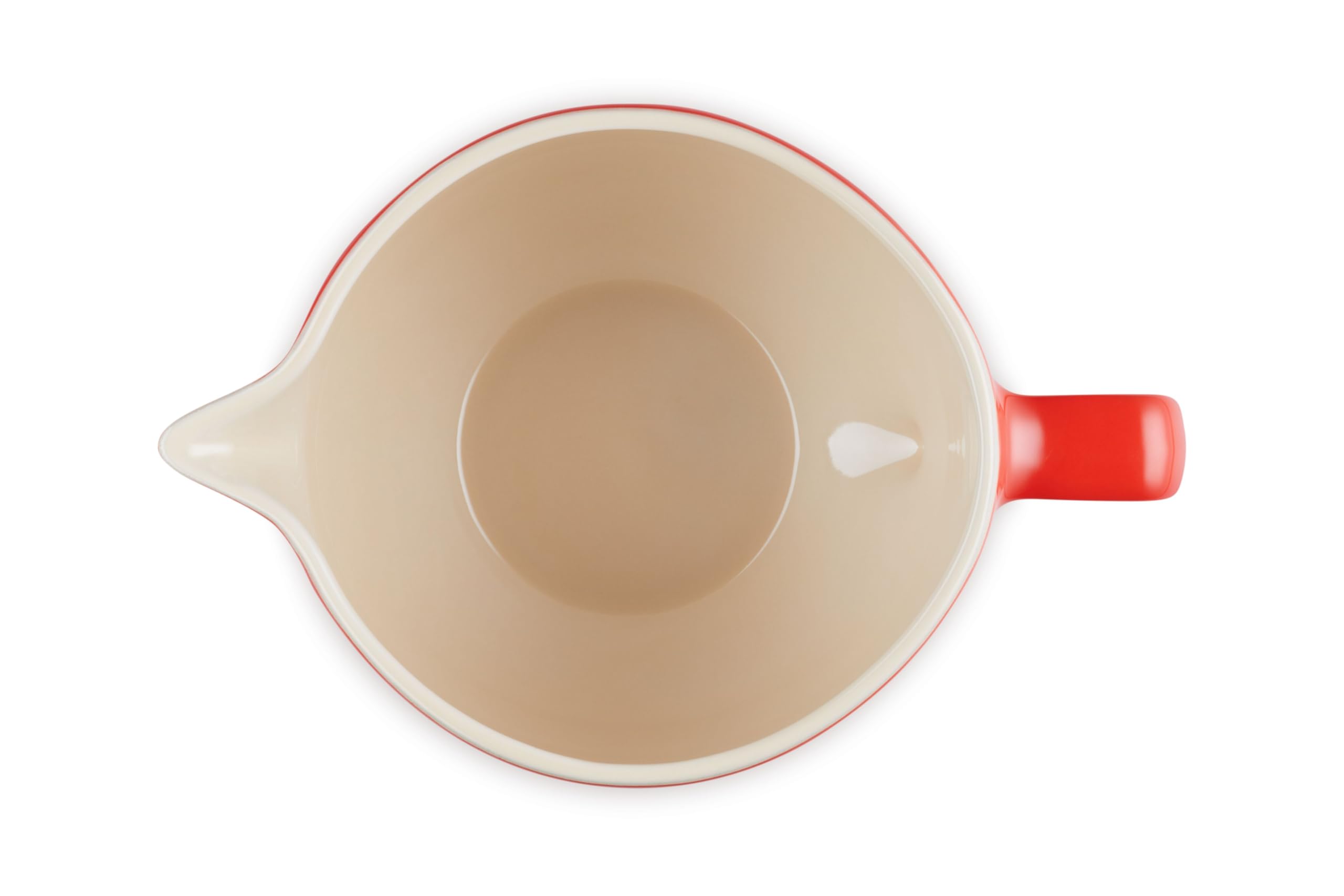 Le Creuset Stoneware Signature Batter Bowl, 3.25qt., Cerise