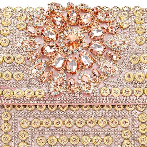 Image of Women's Evening Handbags Rhinestone Purse Crystal Evening Clutch for Women Formal