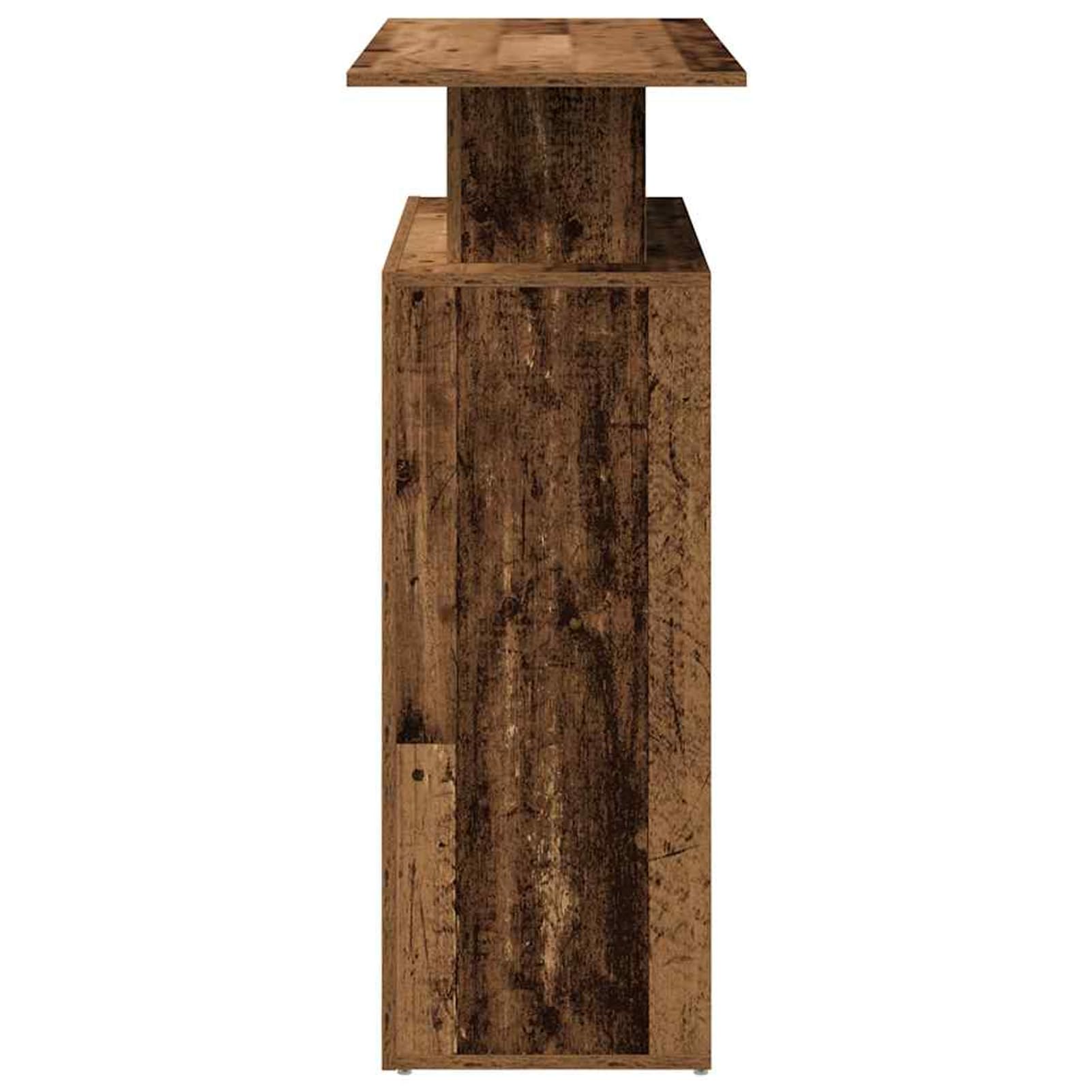 Gecheer Bancone Reception, Design Elegante con Piano Integrato e Spazio di archiviazione, 100x40x104 cm, truciolato, per uffici aziendali, Hotel, cliniche mediche e saloni di Bellezza