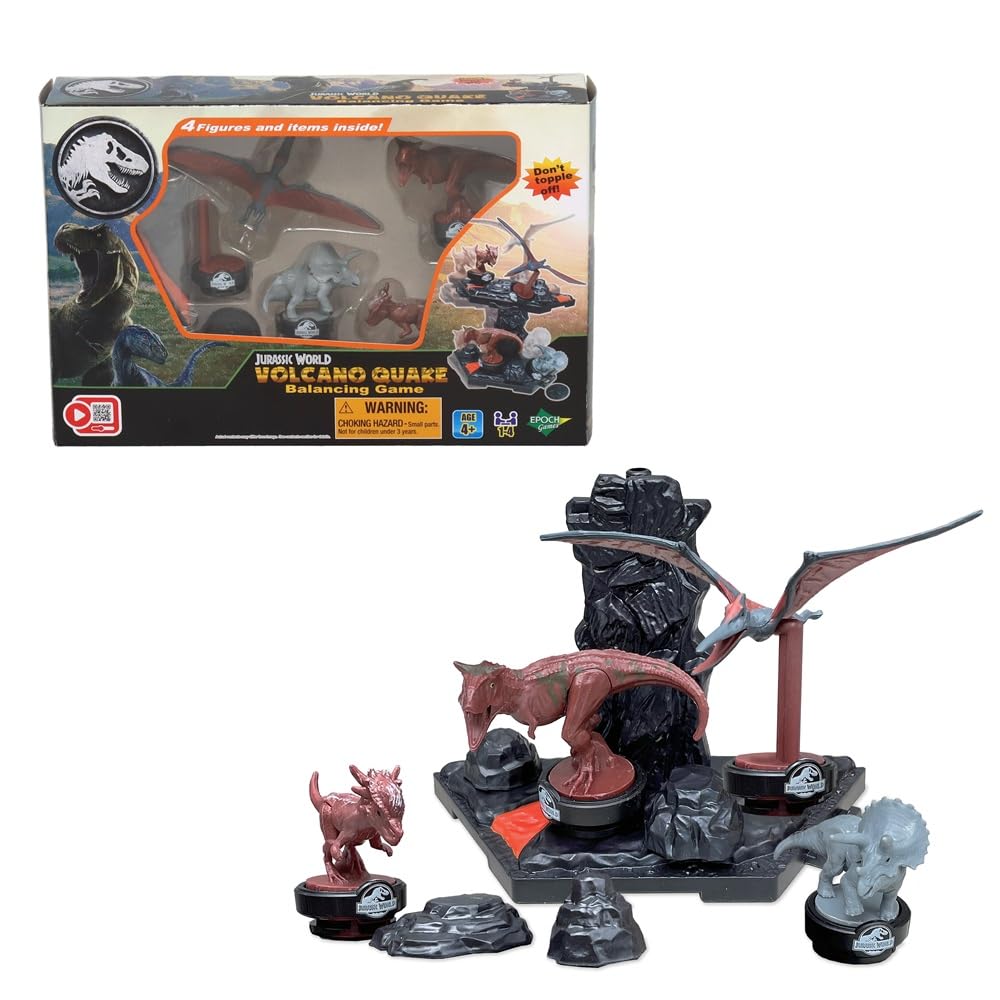 EPOCH Games - 7512 Jurassic World Volcano Quake -Balancing Game- - Action Game