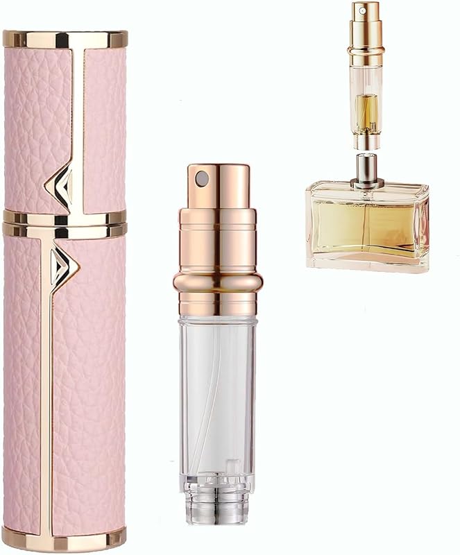Frasco spray recarregável para perfume SAWOHO 5 mL Rosa