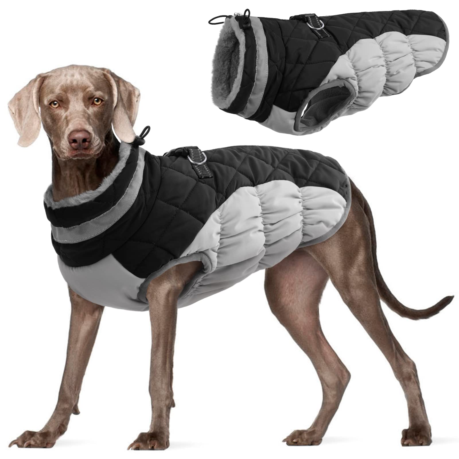 Bella & Balu Hundemantel / Hundejacke Winter  Wasserdicht, Reflektierend &  Bequem (fr Groe Rassen) Mit Bauchschutz FRESSNAPF