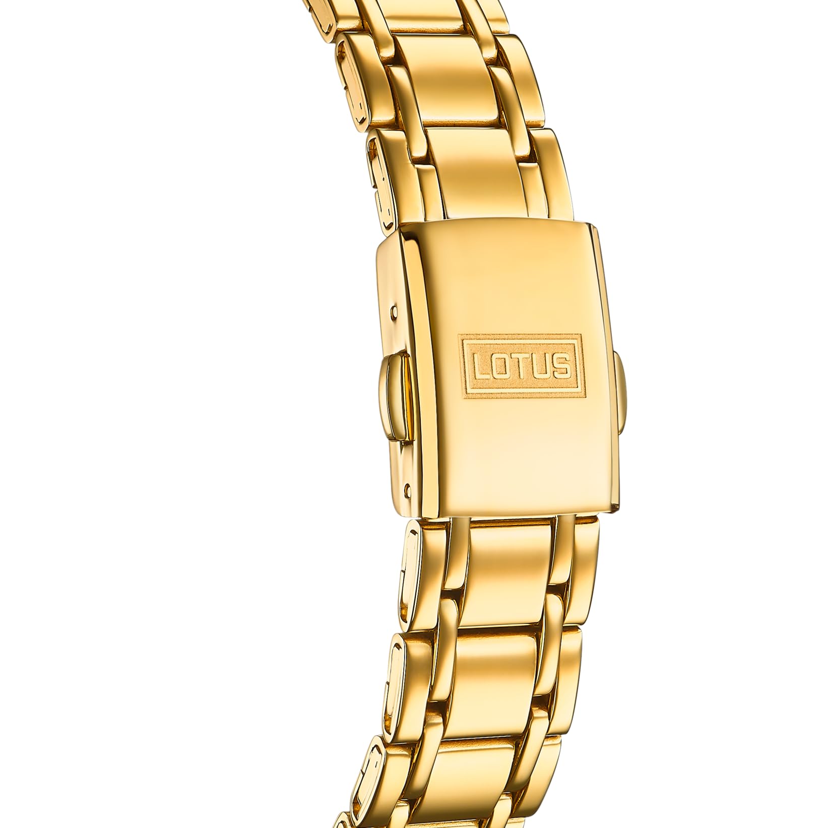 LOTUS Reloj Mujer Analógico de Acero Inoxidable 316l Dorado | Movimiento de Cuarzo, Cristal Mineral de Alta Resistencia, Resistente al Agua 5 ATM, Special Prices 18888/1
