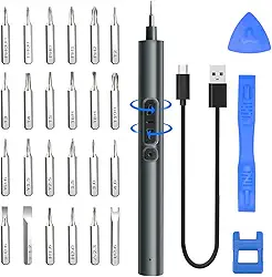 Mini Parafusadeira, Kit 28 Chave de Fenda, Jogo de Chaves, Chave de Fenda, Kit Ferramentas de Precisão, Kit Chave de Precisão, Kit de Chaves, Chave de Precisão Kit, Chaves de Precisão, Kit Chave