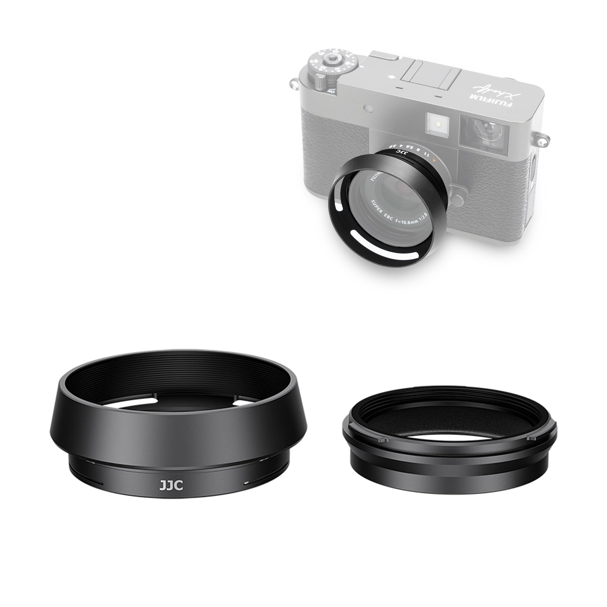 Amazon | JJC Fujifilm X-half用レンズフード + アダプタ 富士フイルム 