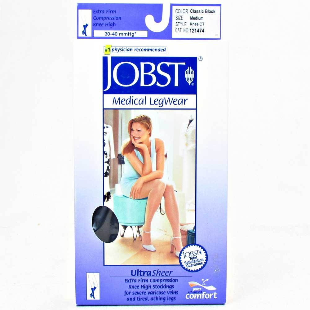 JOBST UltraSheer Waist-High Compression Stockings for Women - Closed Toe - Medical Compression 20-30 mmHg - For Varicose and Spider Veins - Helps Prevent Swelling - Suntan, Small