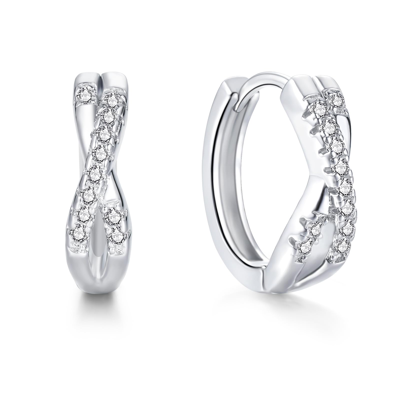Cangall Ohrringe Silber 925, Hypoallergen 925 Sterling Silbe