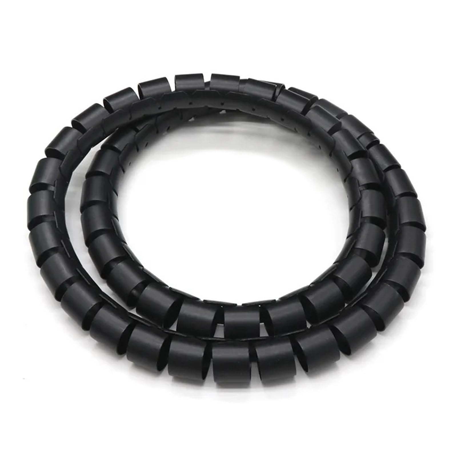 10 metri di robusto organizzatore di cavi, efficace protezione dei tubi, tubo di protezione del cavo a spirale(Nero,ID 30mm)