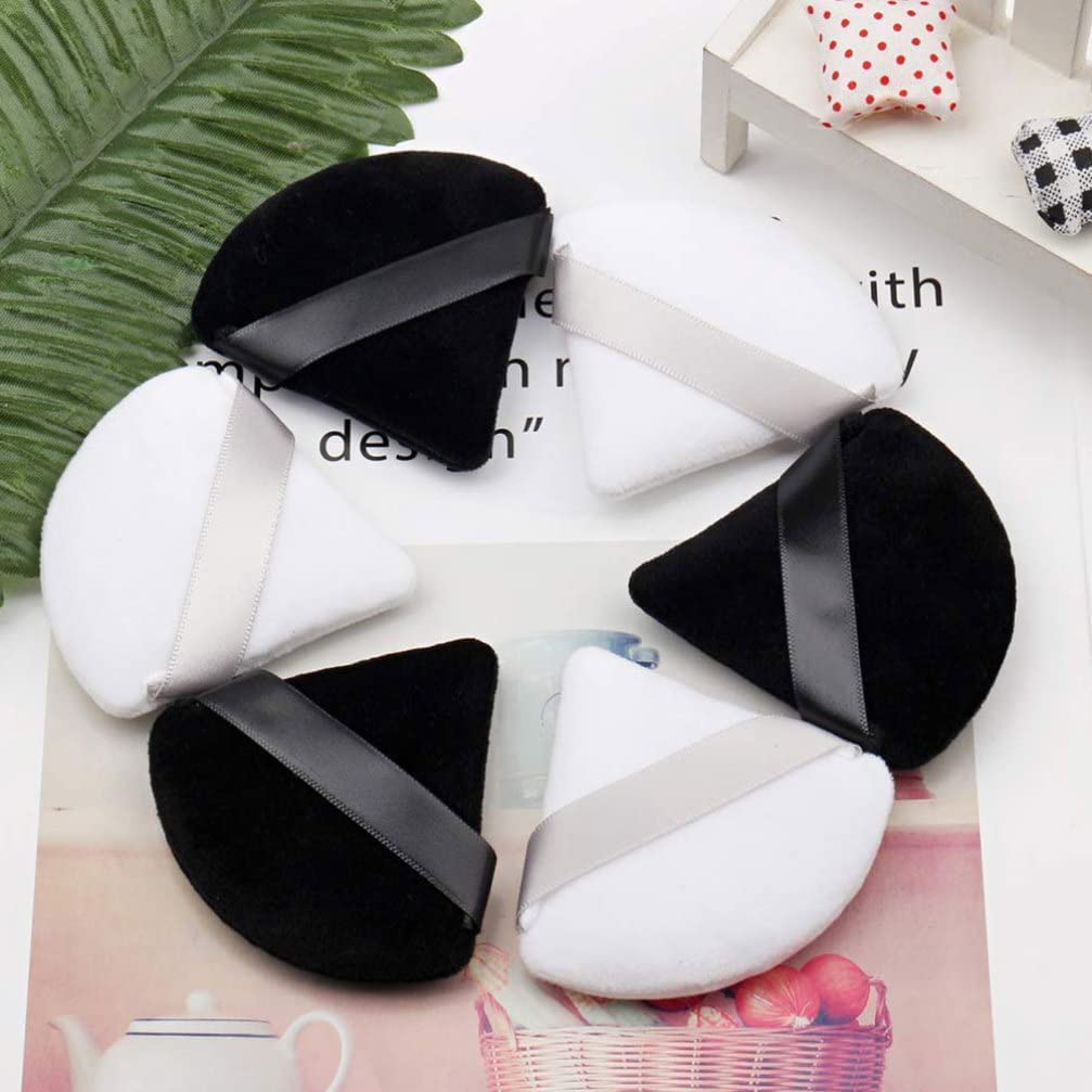 Esponja de esponja para maquillaje, herramienta de belleza para base, 12 esponjas triangulares de maquillaje: base de crema, esponja de mezcla de base, esponja de belleza húmeda y seca, aplicador de